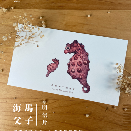 ／／海馬父子明信片／／